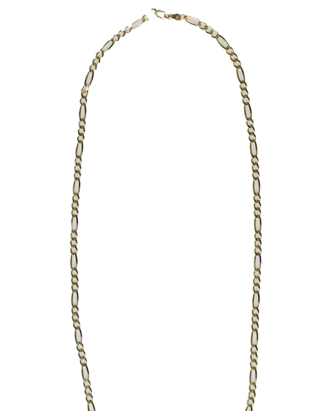 14K Gold 22 inch Figaro Chain - Timeless Elegance by Nalin & Co