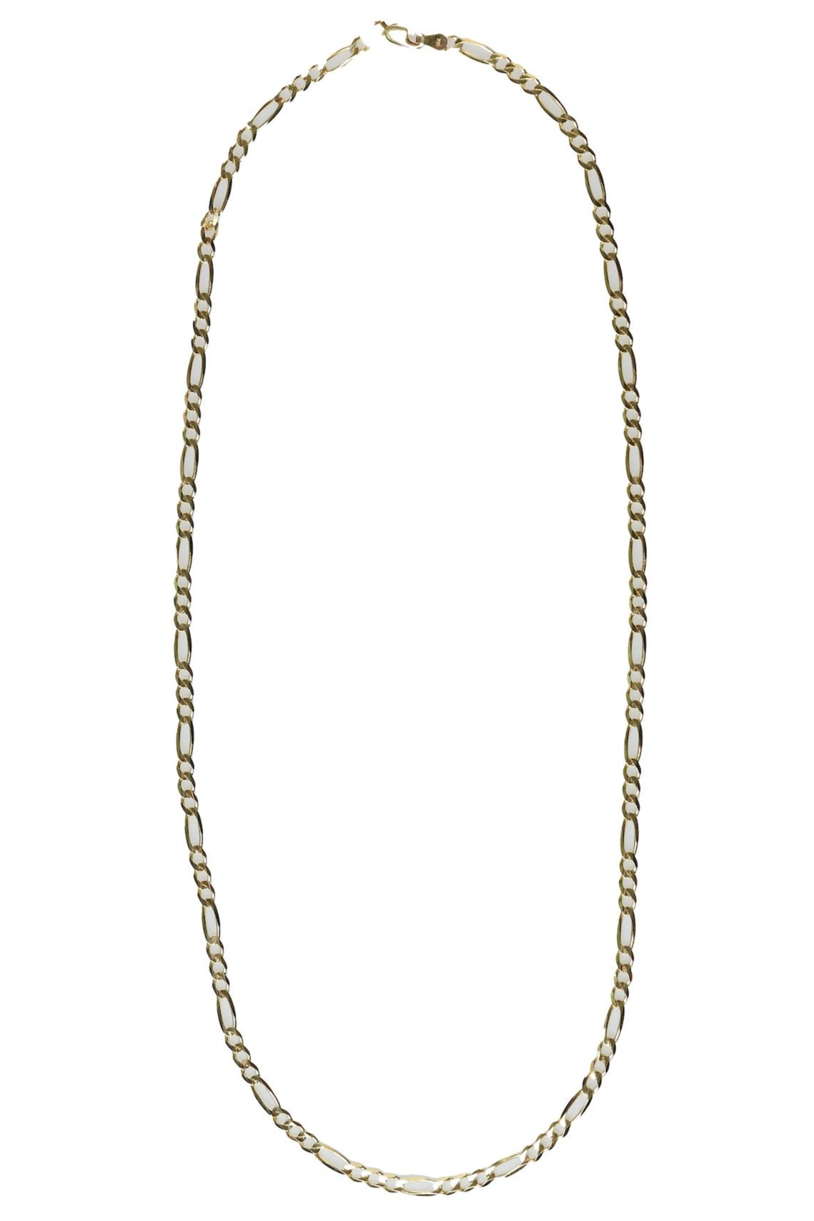 14K Gold 22 inch Figaro Chain - Timeless Elegance by Nalin & Co