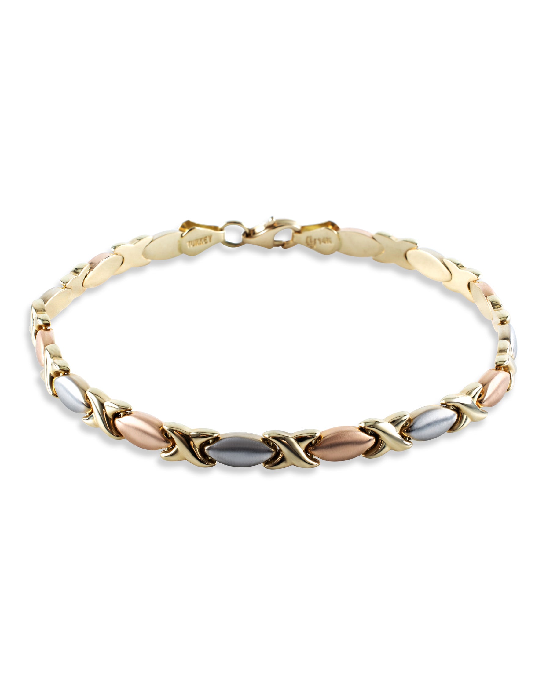 14K Gold Fancy Bracelet - Elegant Charm by Nalin & Co
