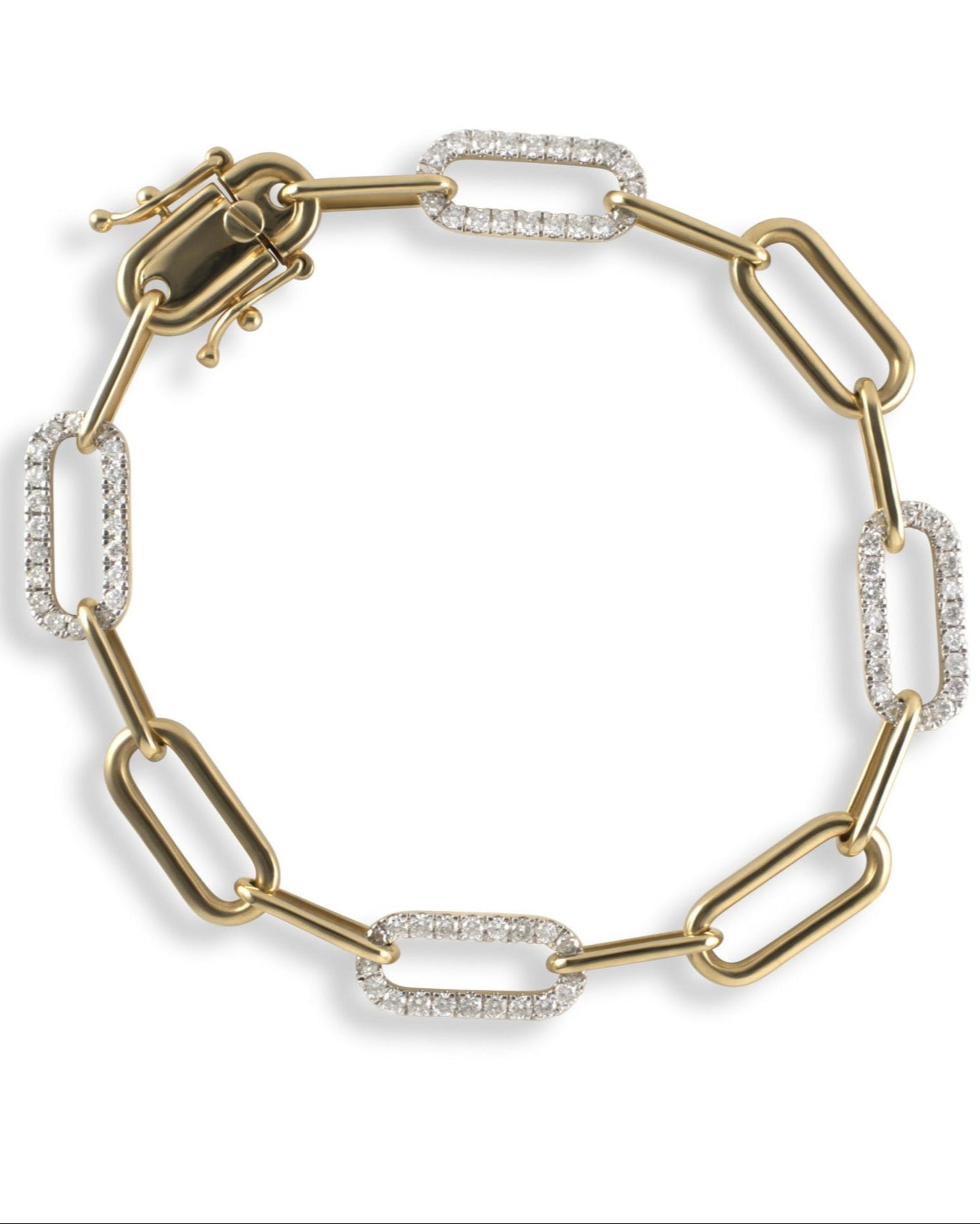 Designer 14K Gold and Diamond Bracelet - Exquisite Luxury by Nalin & Co