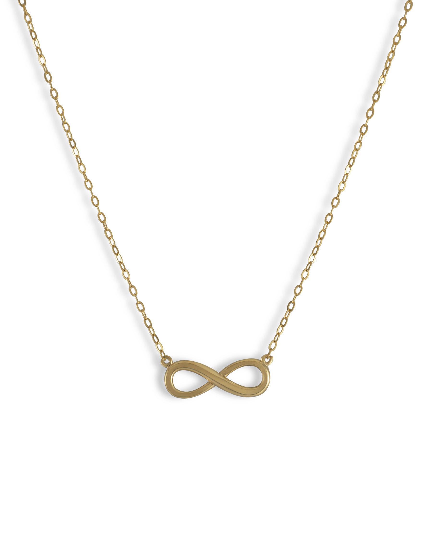 Italian-Made 14K Gold Infinity Necklace - Timeless Elegance by Nalin & Co