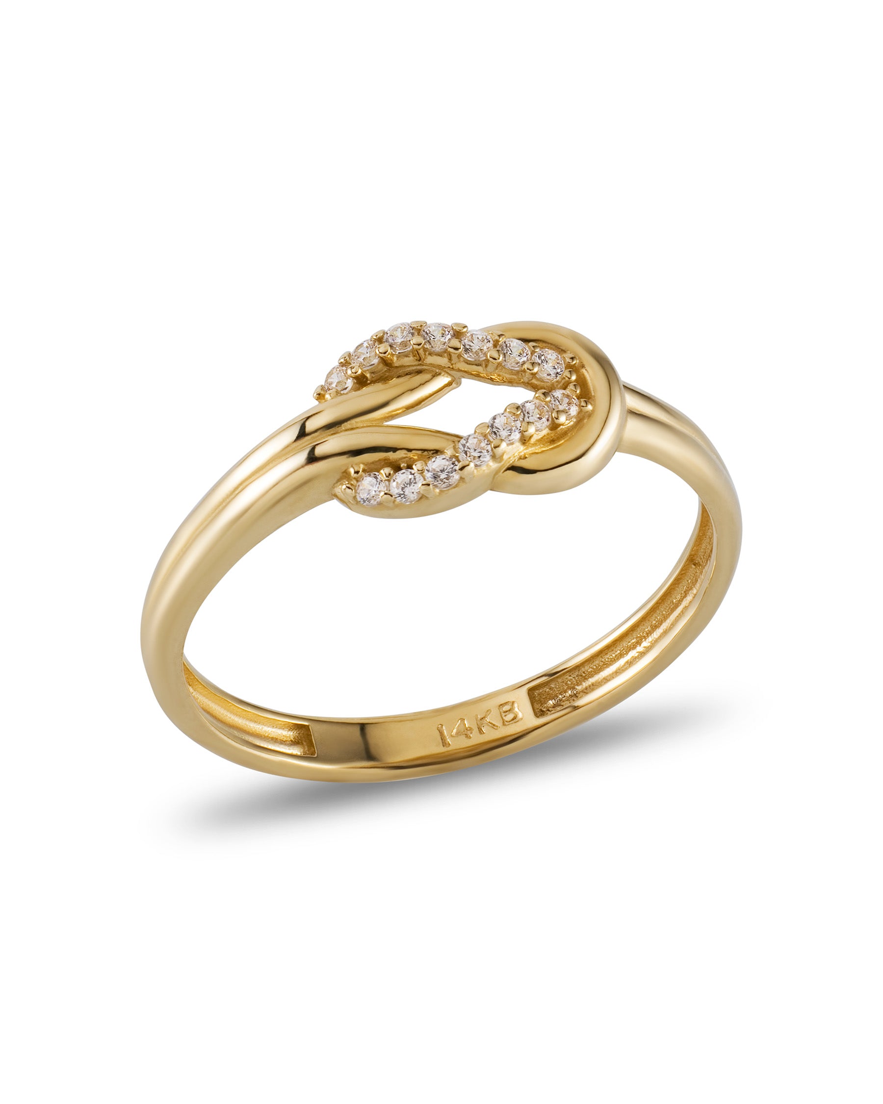 Golden Pinnacle 14K Gold Ring – Elegance with a Touch of Individuality for $185

