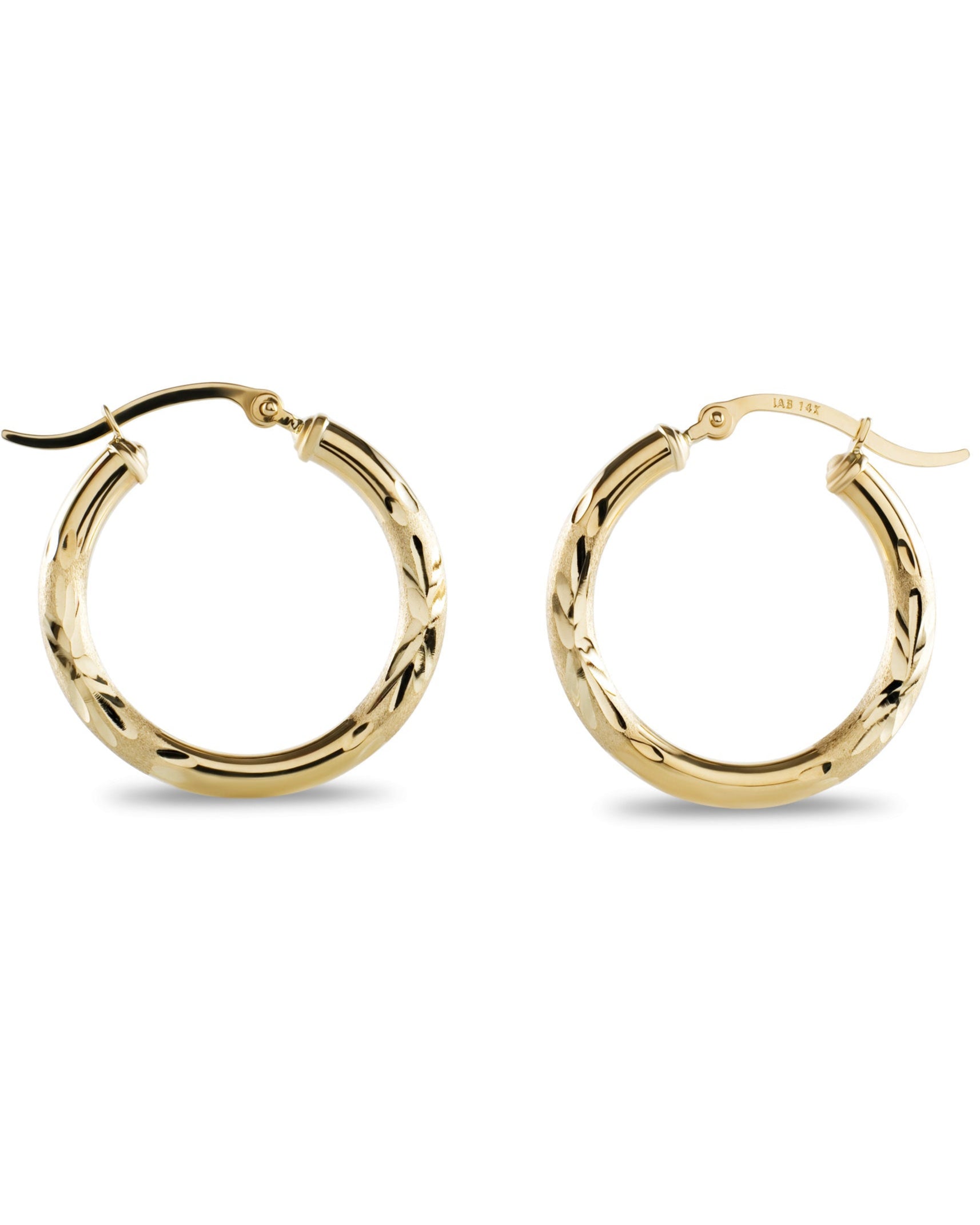 Elegant 14K Italian Gold Earrings – Designer Collection by Nalin Co

