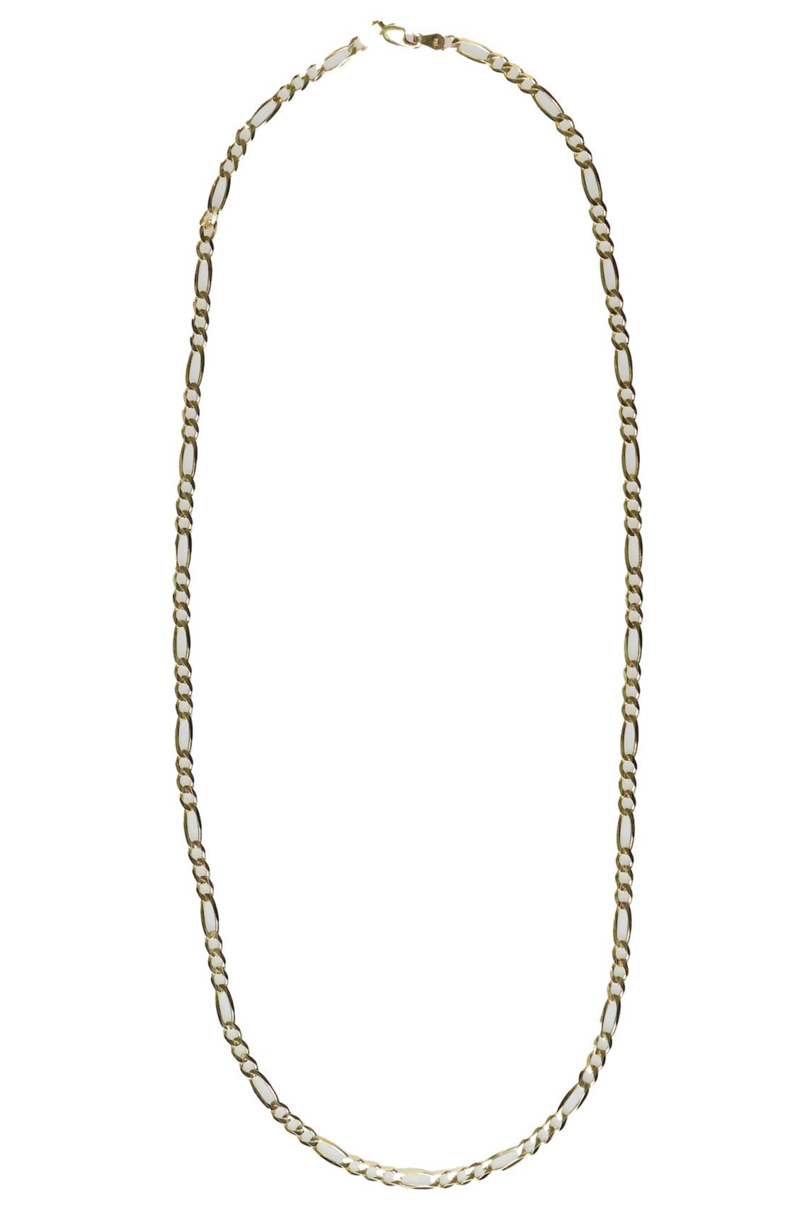 14K Gold 22 inch Figaro Chain - Timeless Elegance by Nalin & Co
