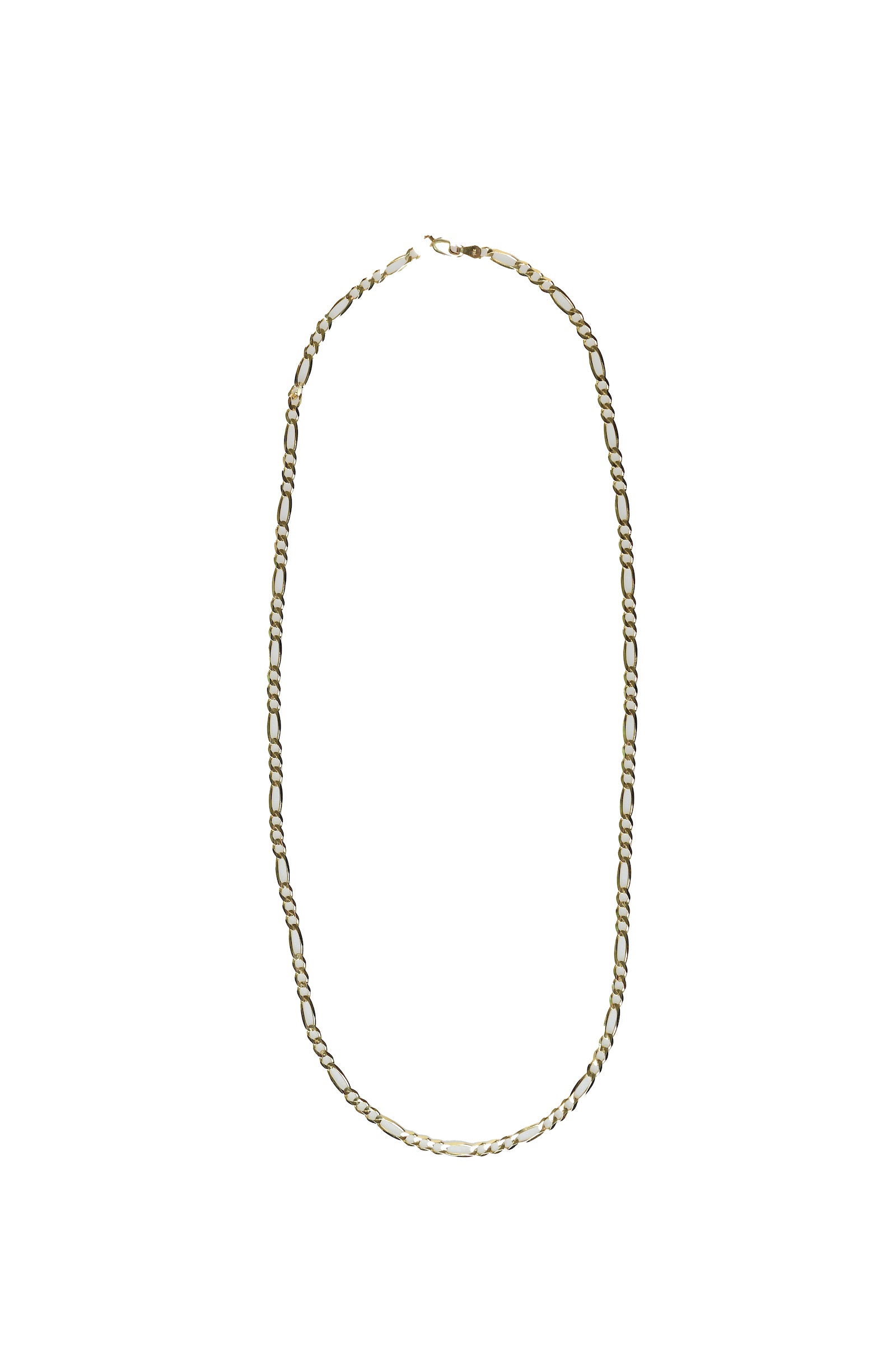 22-Inch 14K Gold Figaro Chain
