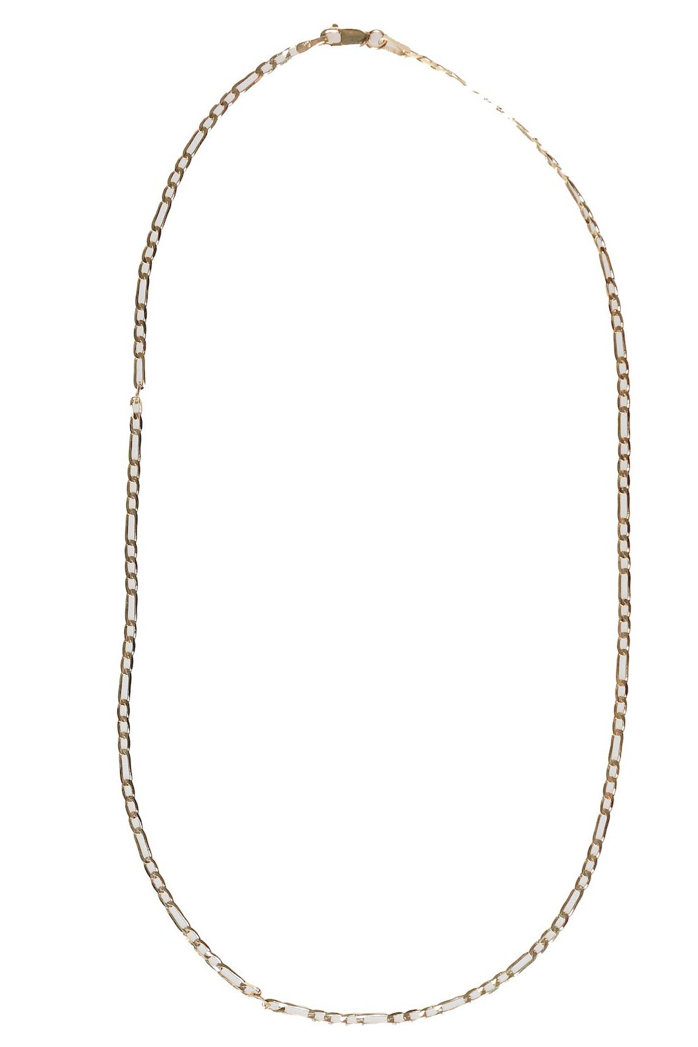 14K Italian Gold Figaro Chain The Pinnacle of Timeless Elegance