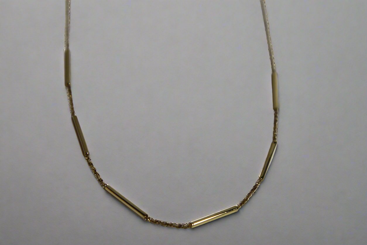 14K Gold Necklace - Classic Elegance by Nalin & Co
