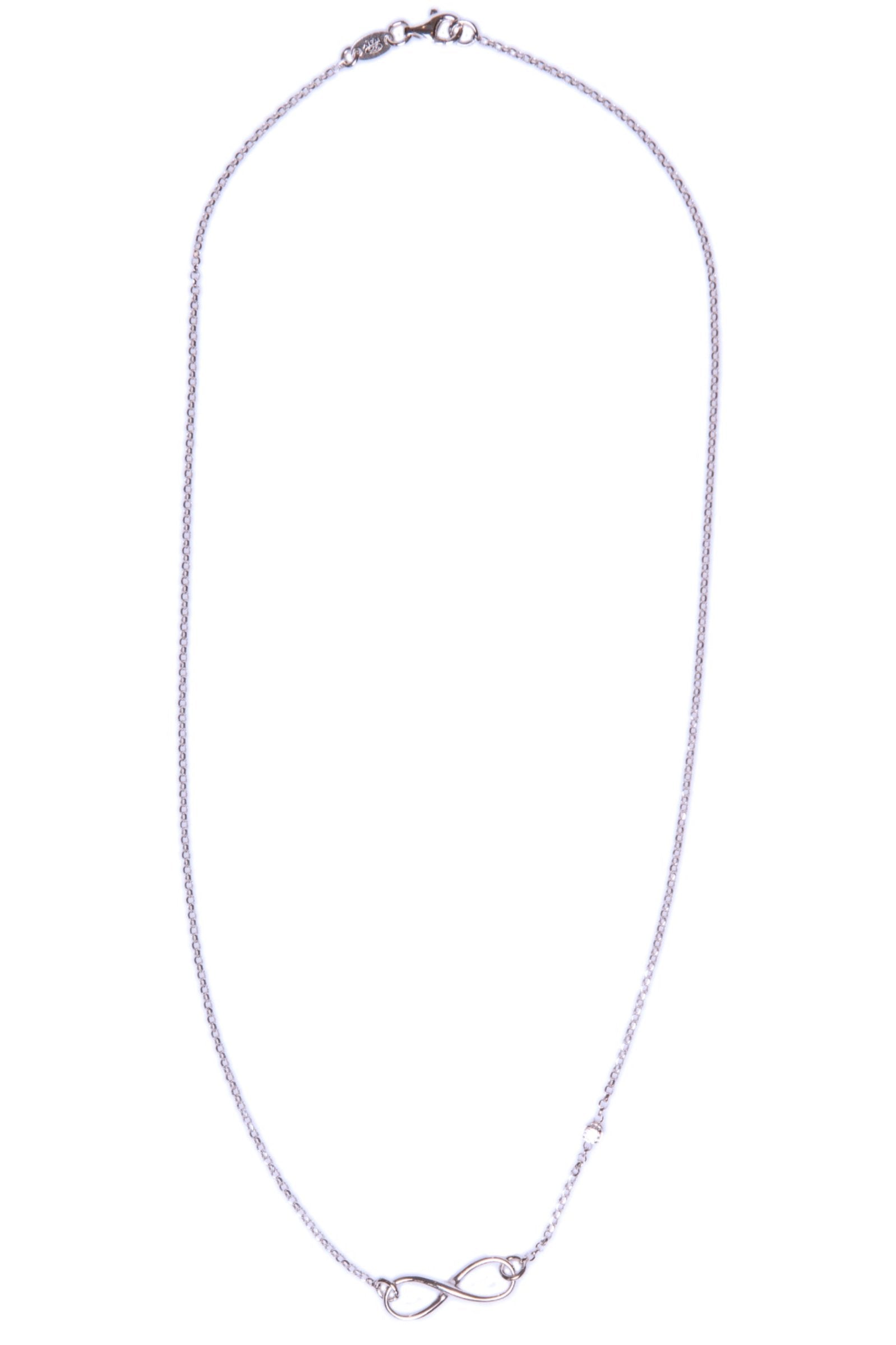 Silver Infinity Necklace - Elegant Symbolism by Nalin & Co
