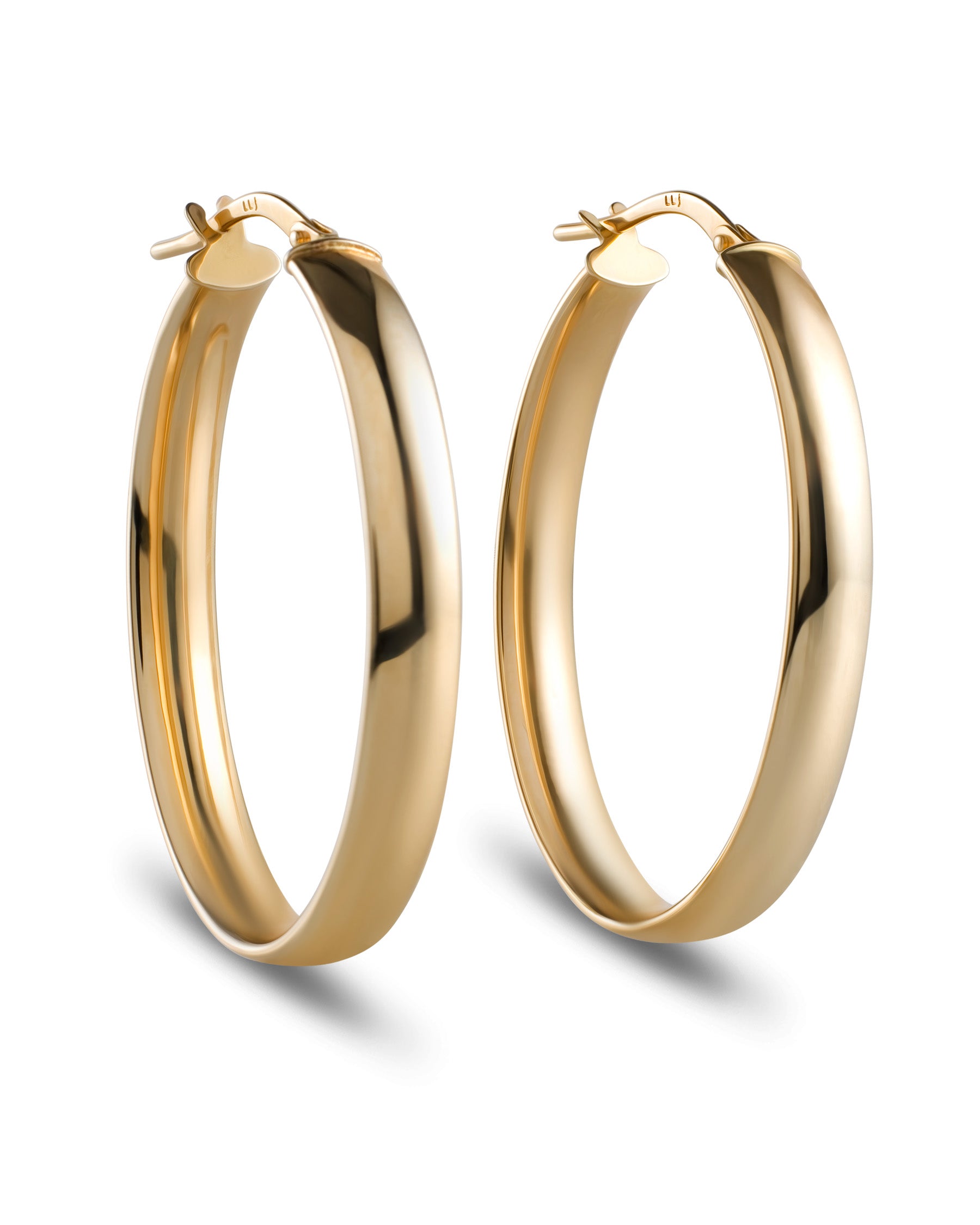 Nalin & Co. Radiance Italian Gold Hoop Earrings
