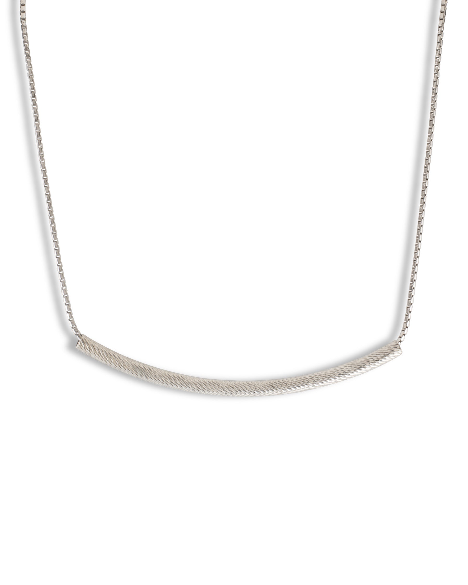 Luxury Silver Bar Necklace – Nalin Co Exclusive
