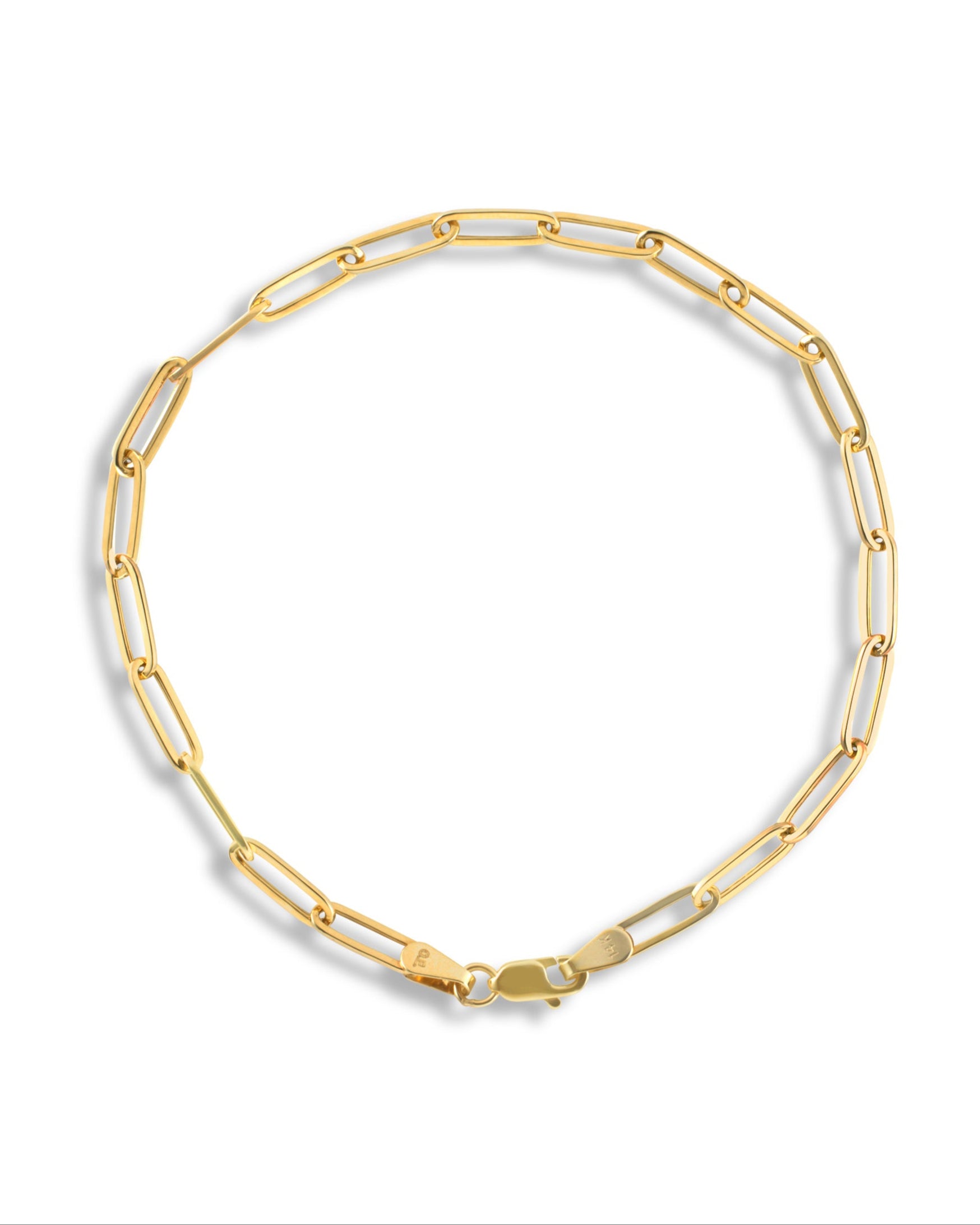 Paper Clip Bracelet - Modern Elegance by Nalin & Co
