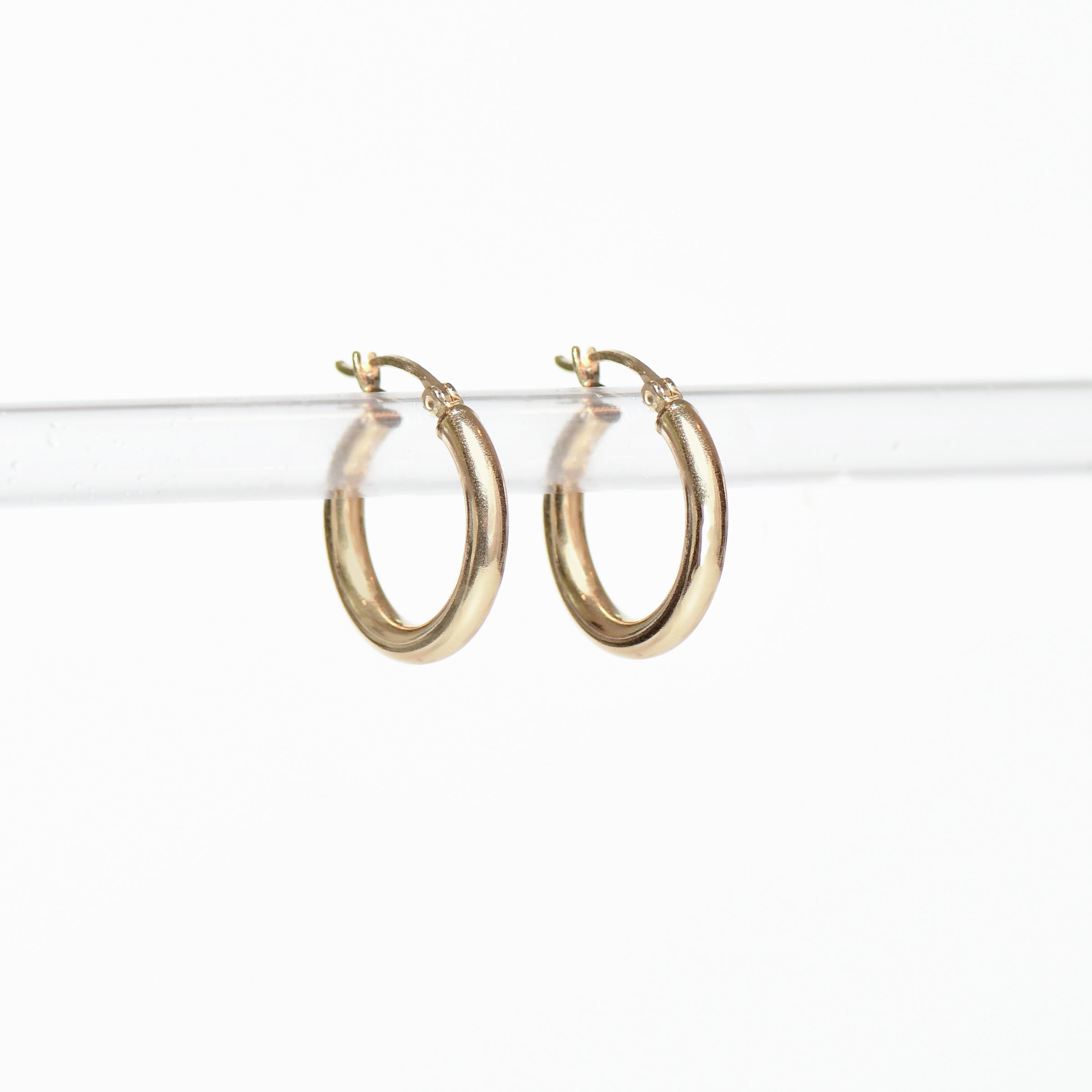 Nalin & Co. 14K Italian Gold Designer Hoop Earrings
