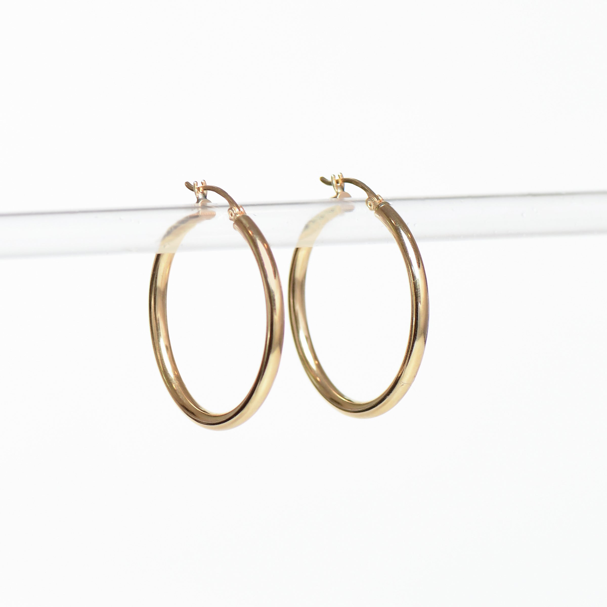 Nalin & Co. Radiance Italian Gold Hoop Earrings
